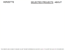 Tablet Screenshot of herzette.de